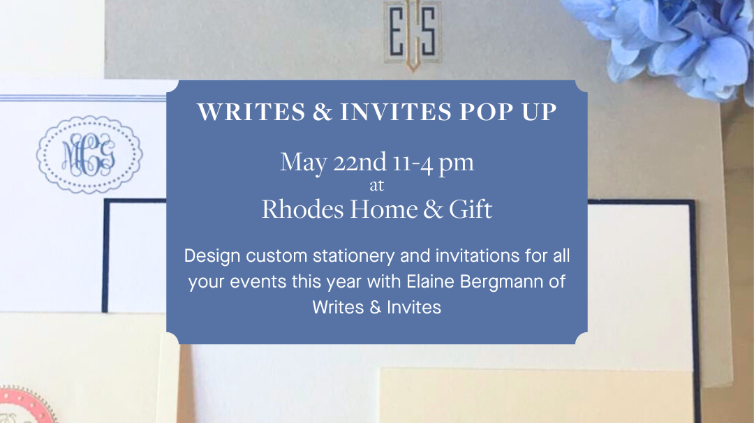 Pop-Up with Elaine Bergmann of Writes and Invites!