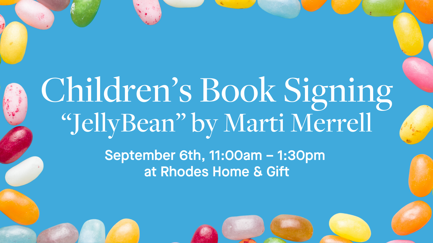 "JellyBean" Book Signing