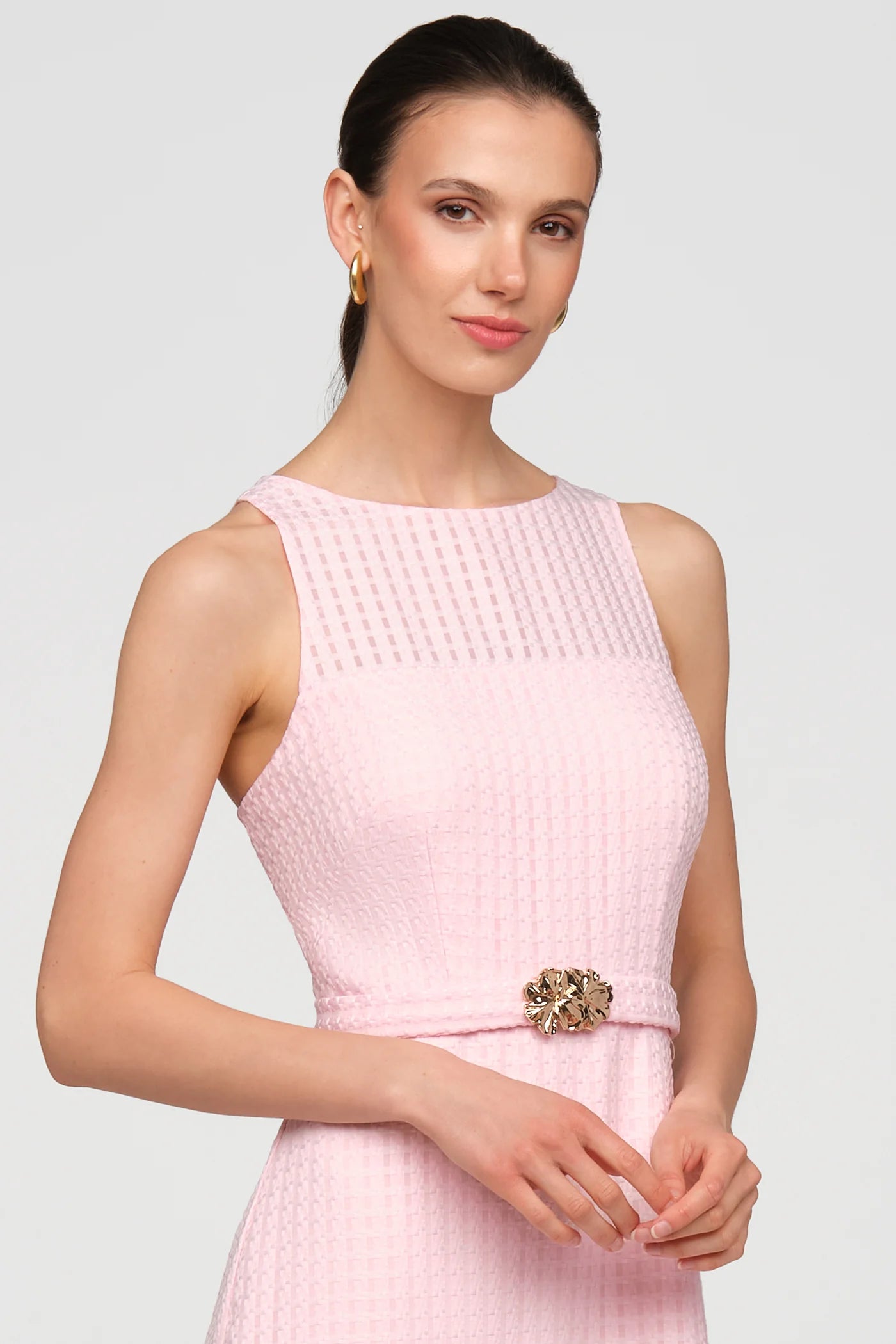 Kay Unger Odella Gown in Pink Bloom