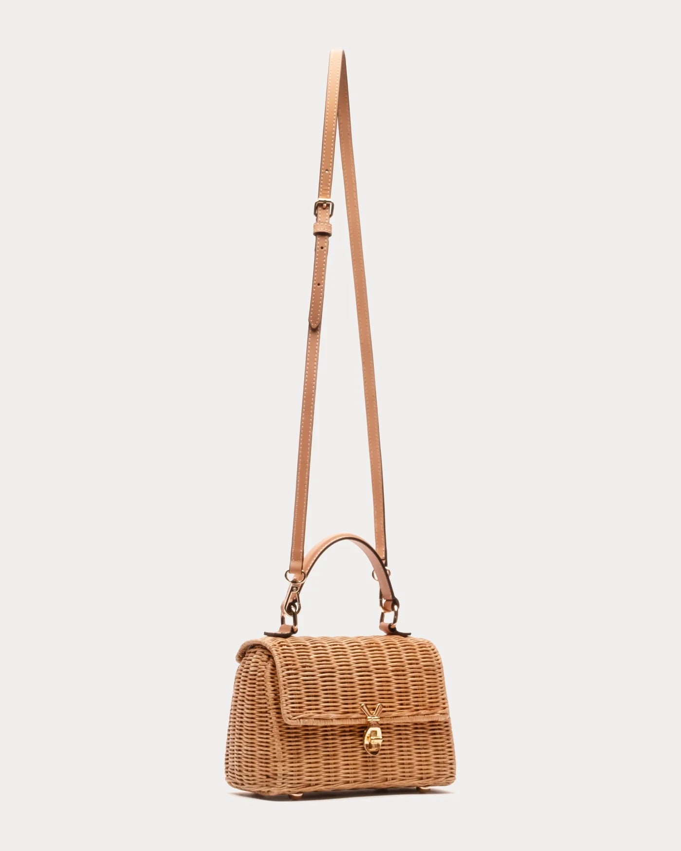 Frances Valentine Wicker Bunny Basket Bag