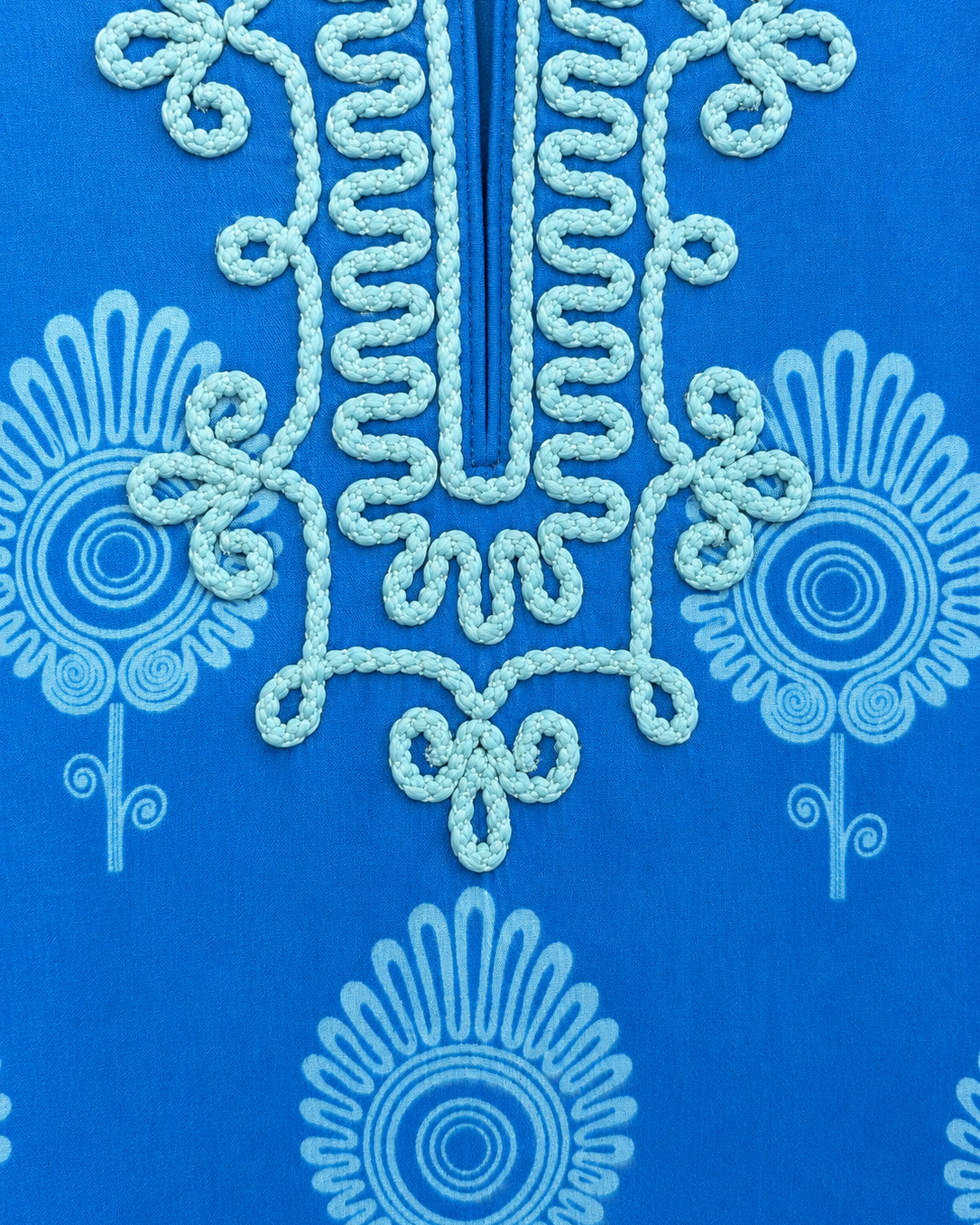 Bella Tu Bennett Tunic Dress in Paros Blue