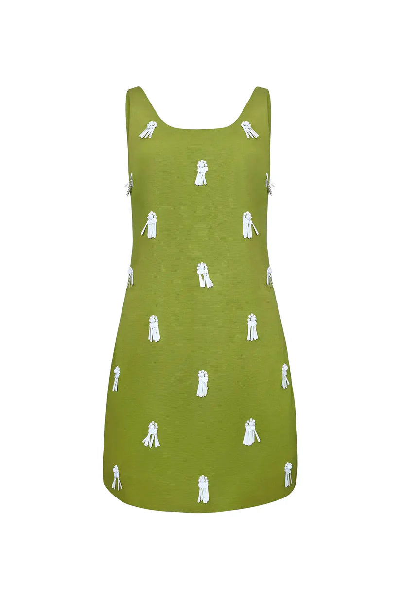 Hunter Bell Collins Dress in Palm Sand Dollars