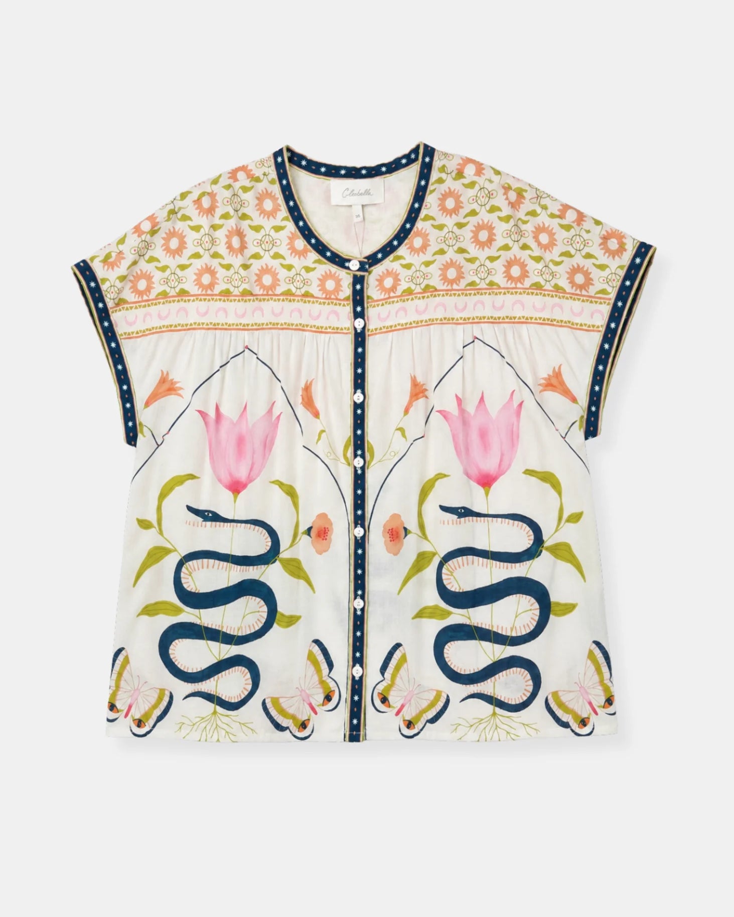 Cleobella Hadley Top in Montecito Print