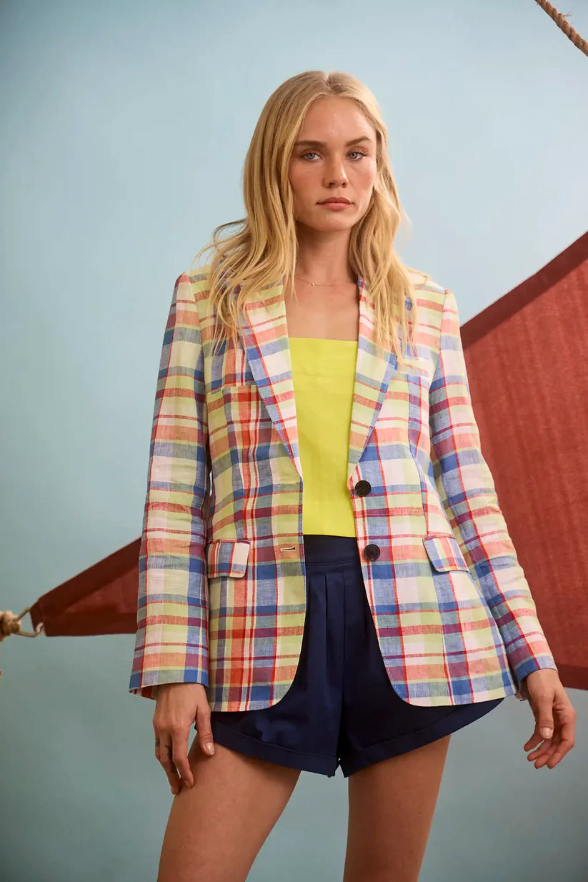 Hunter Bell Yardley Blazer in Harbor Club Madras