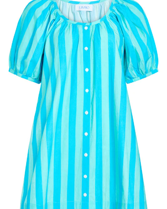 Livro Day Dress in Surf Stripes