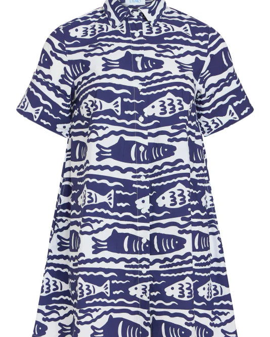 Livro Dock Dress in Fish Print
