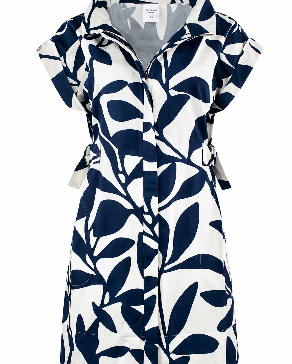 Finley Shirts Branching Out Bari Dress in Natural/Navy