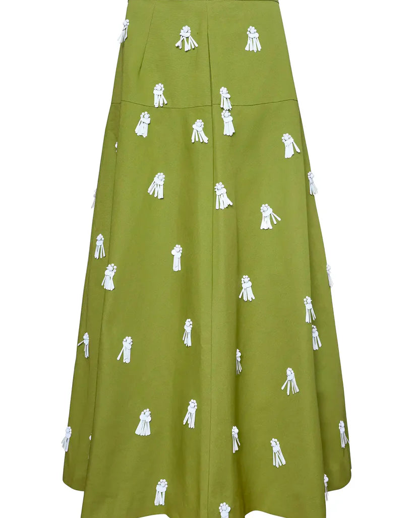 Hunter Bell Ida Skirt in Palm Sand Dollars