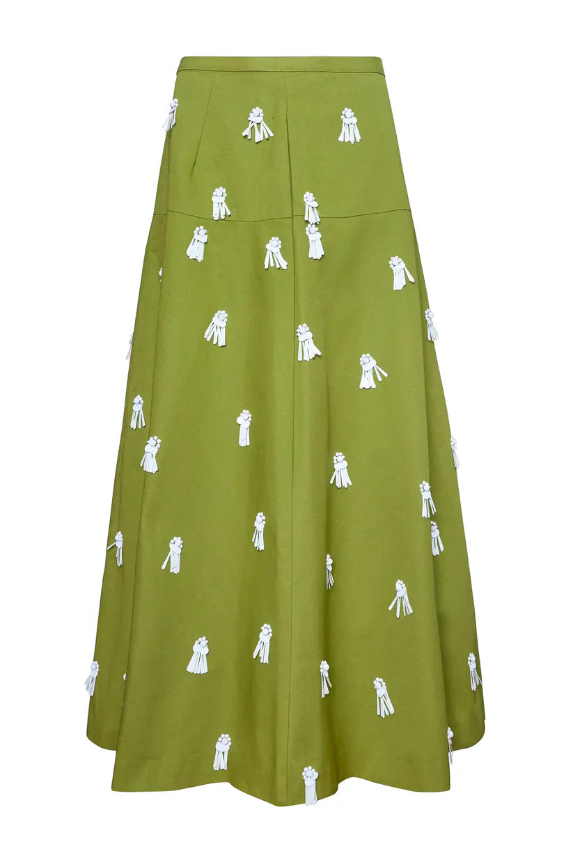 Hunter Bell Ida Skirt in Palm Sand Dollars