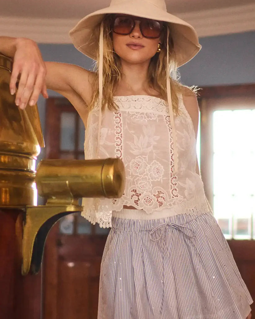 Hunter Bell Kelsey Top in White