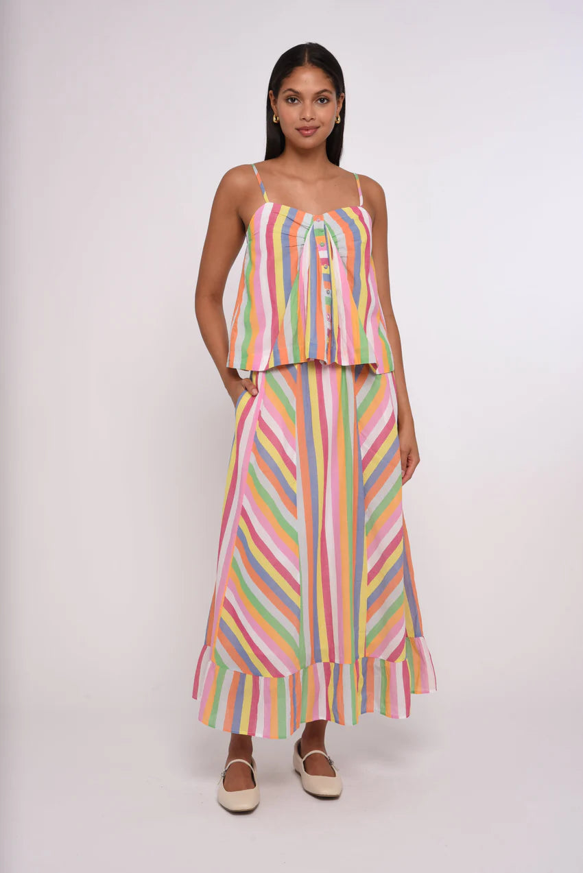 Love the Label Surya Stripe Skirt