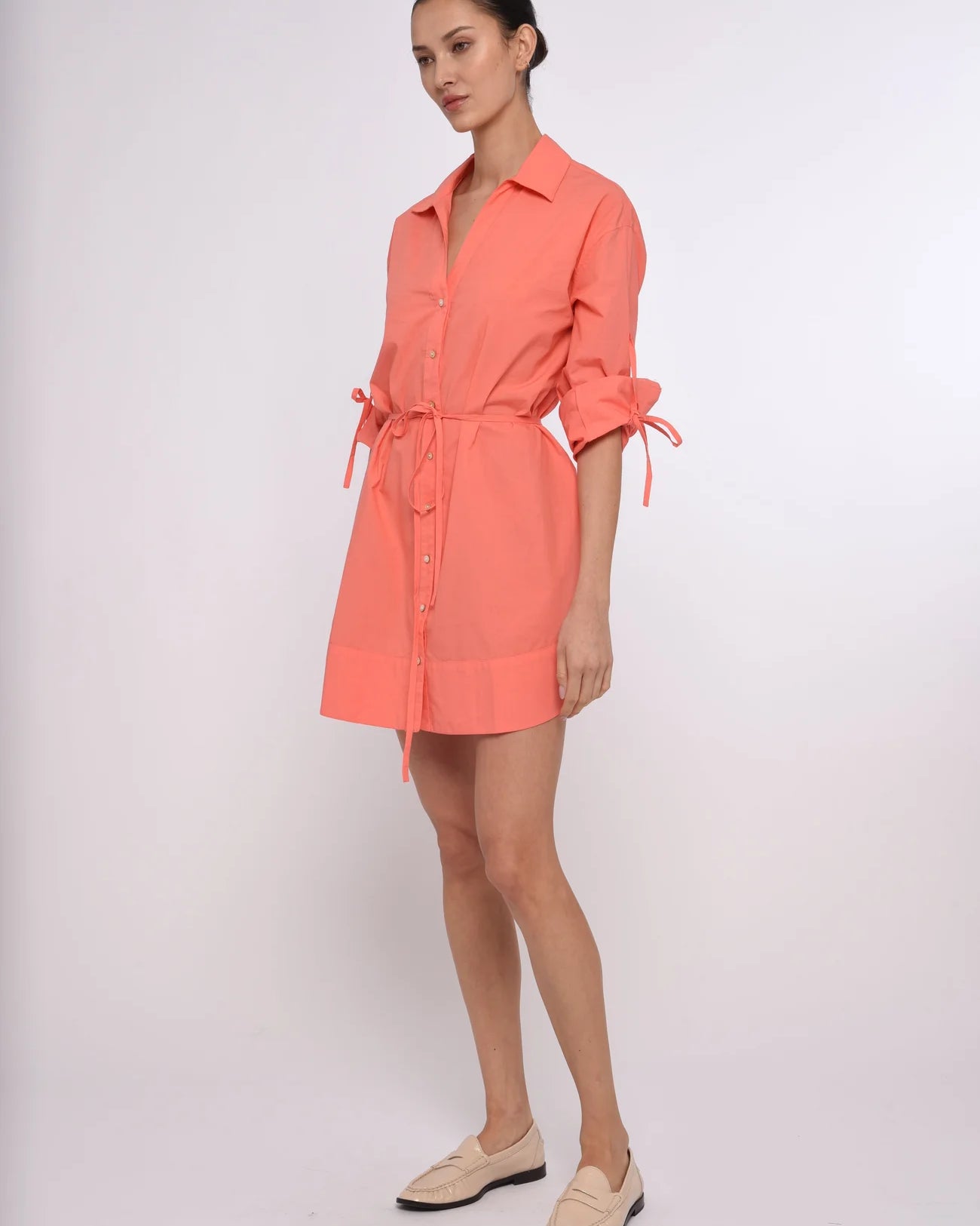 Love the Label Shannon Mini Dress in Georgia Peach