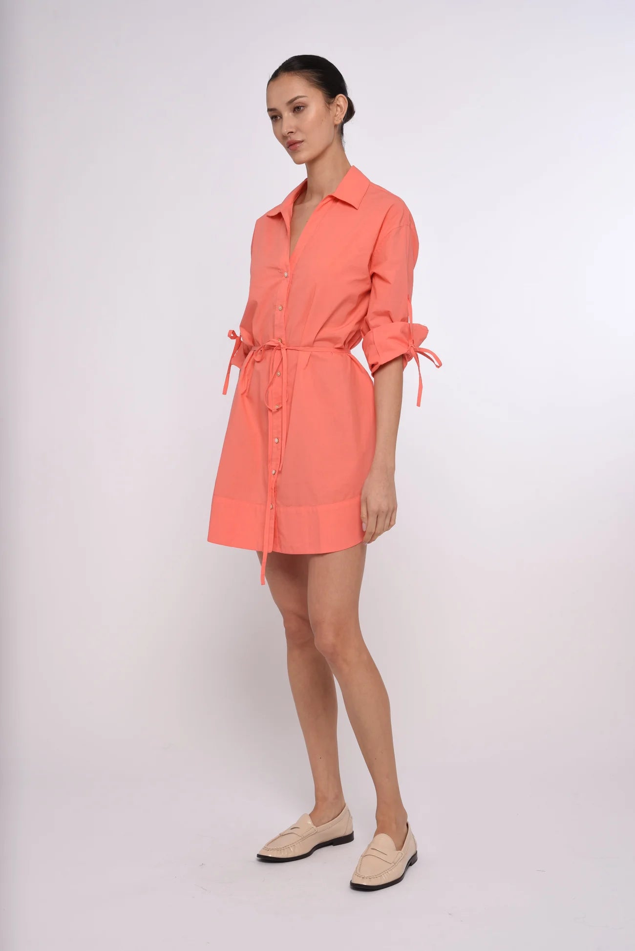 Love the Label Shannon Mini Dress in Georgia Peach