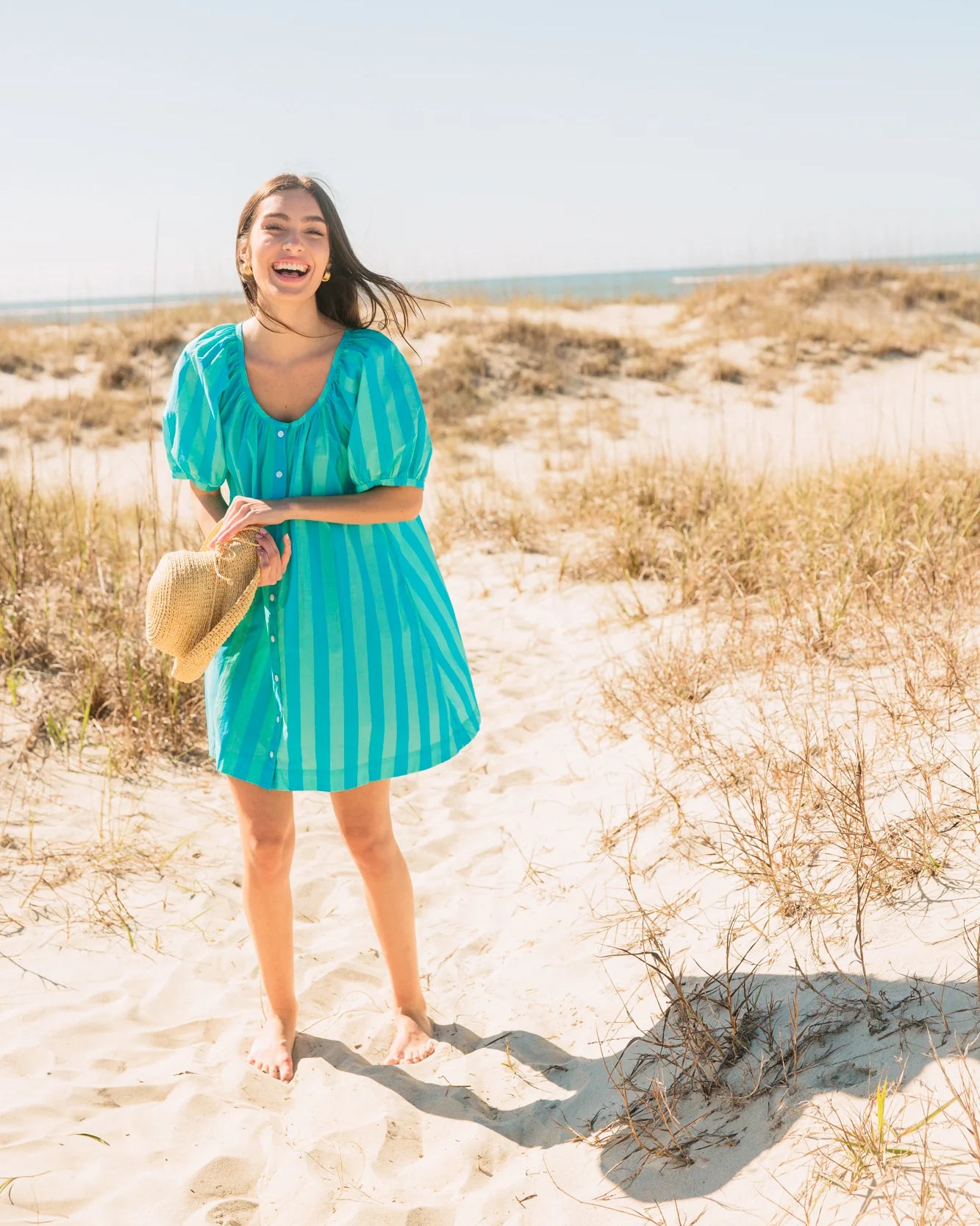 Livro Day Dress in Surf Stripes