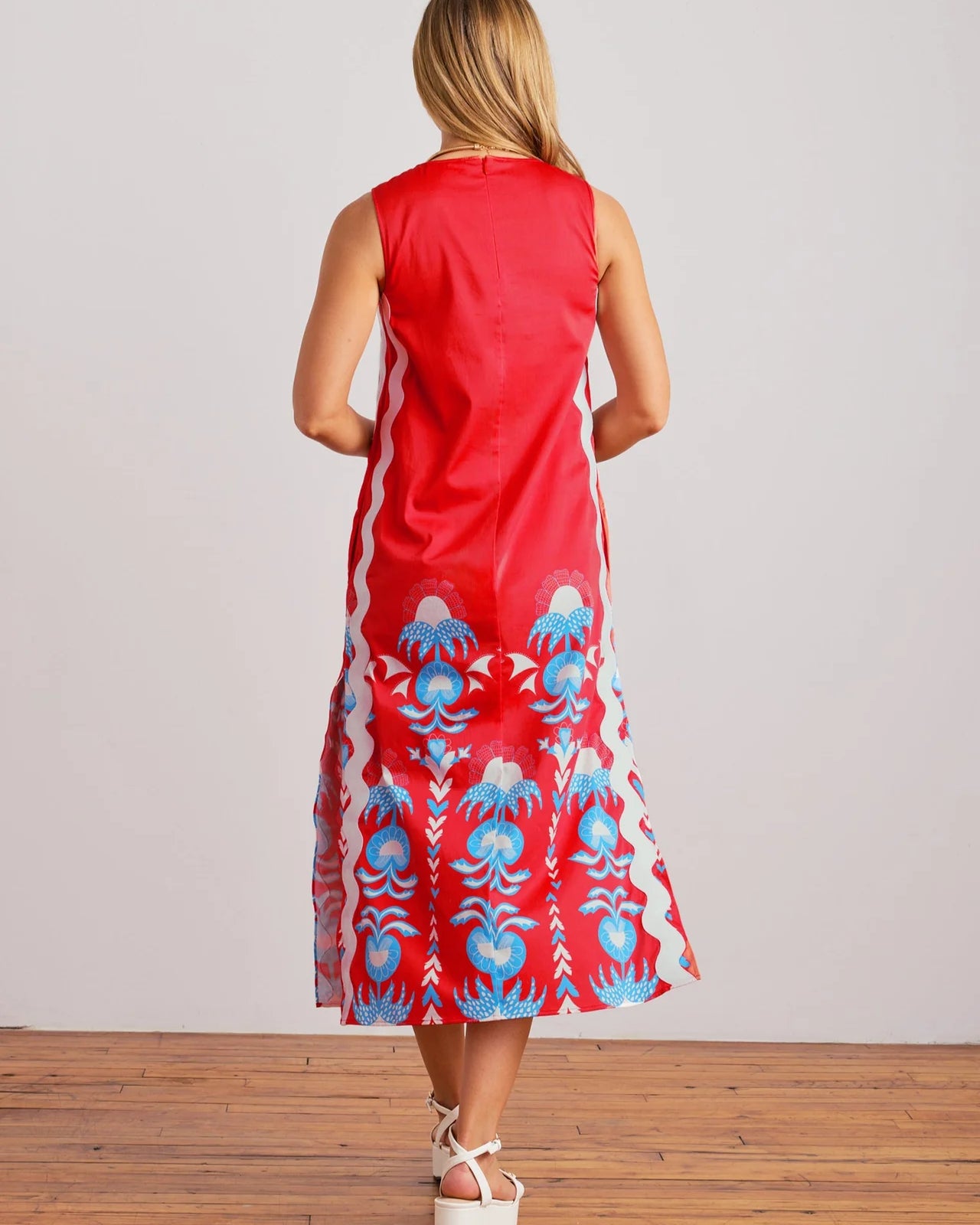 Sheridan French Marlo Dress inRed Thistle