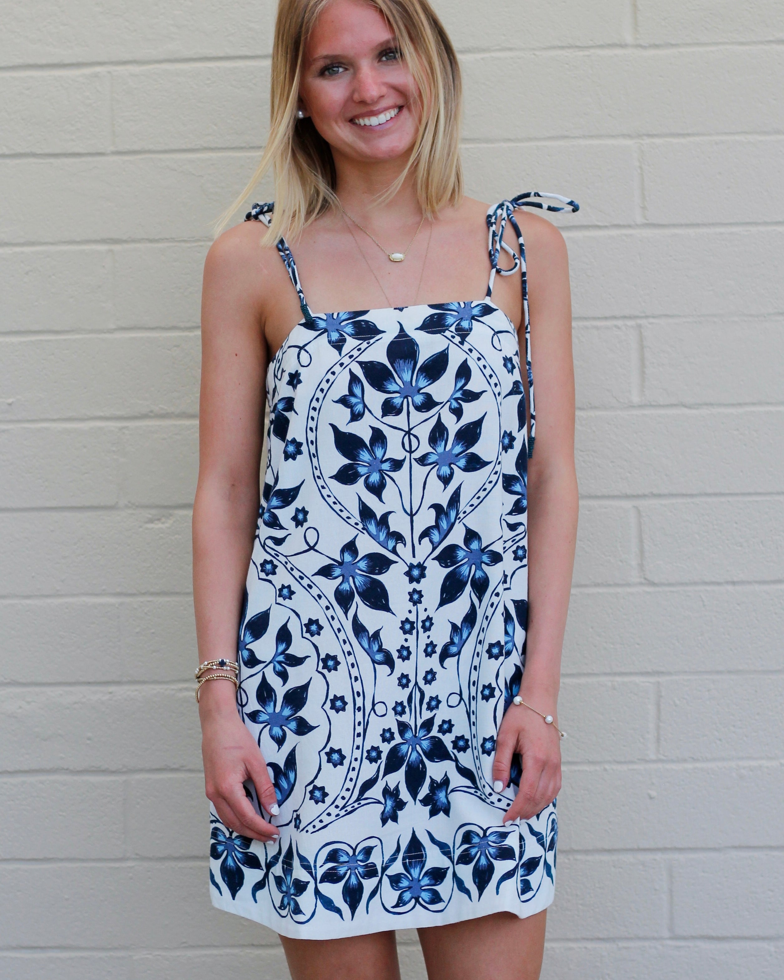 Omika Tillie Mini Dress in Joni Coconut