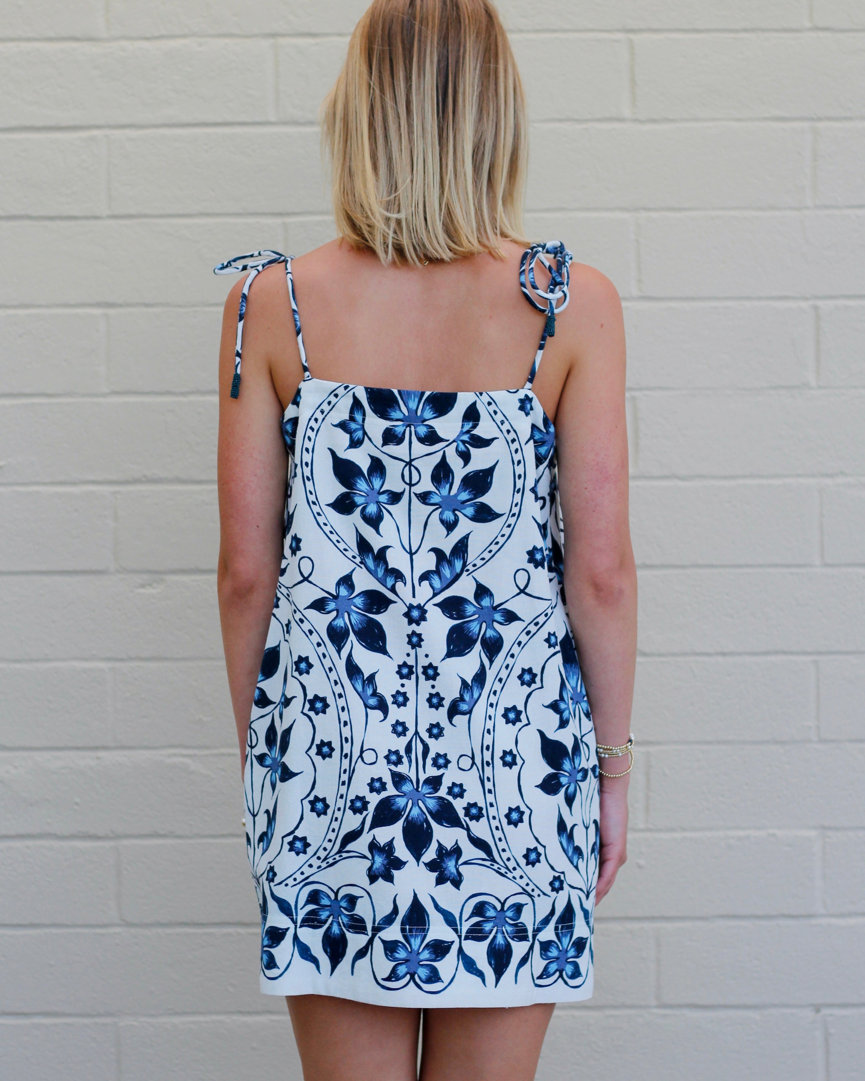 Omika Tillie Mini Dress in Joni Coconut