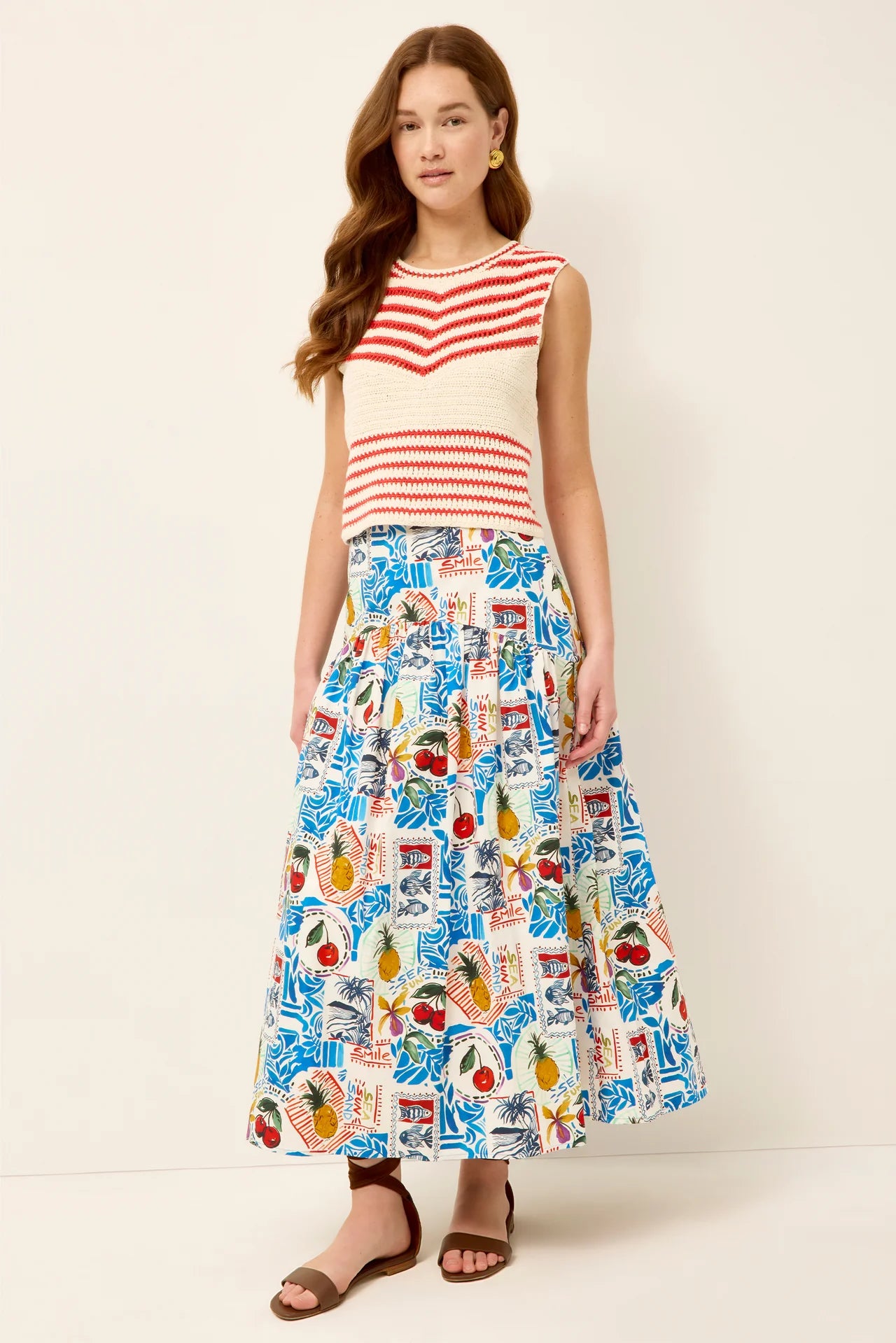 Marie Oliver Vicki Skirt in Postcard