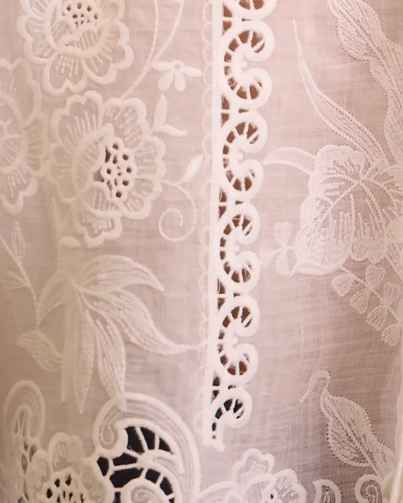 Hunter Bell Ousie Top in White