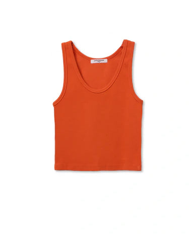 Perfect White Tee Blondie Tank in Clementine
