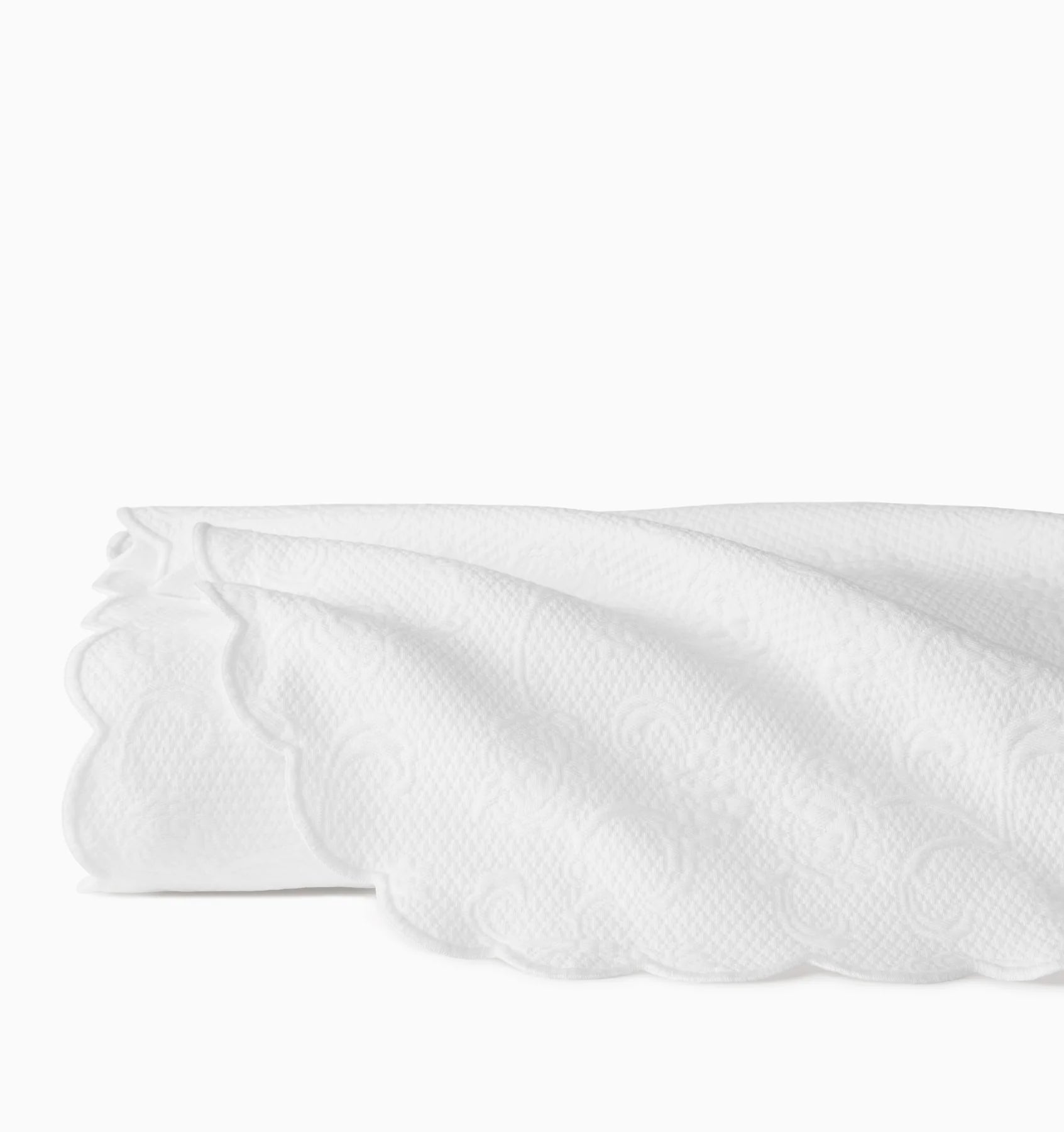 Sferra Alice Coverlet in White