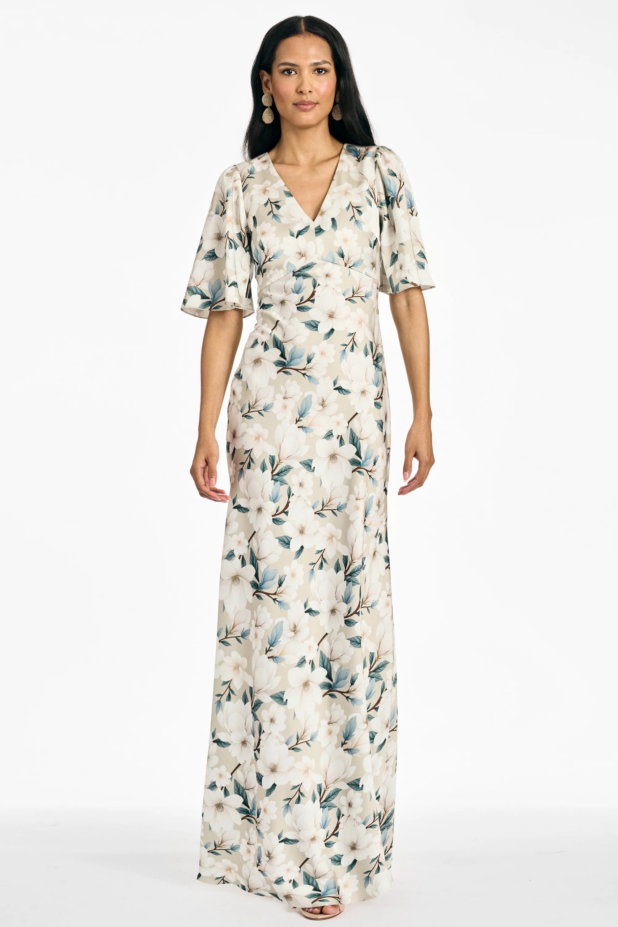 Sachin & Babi Mae Gown in Champagne Magnolia
