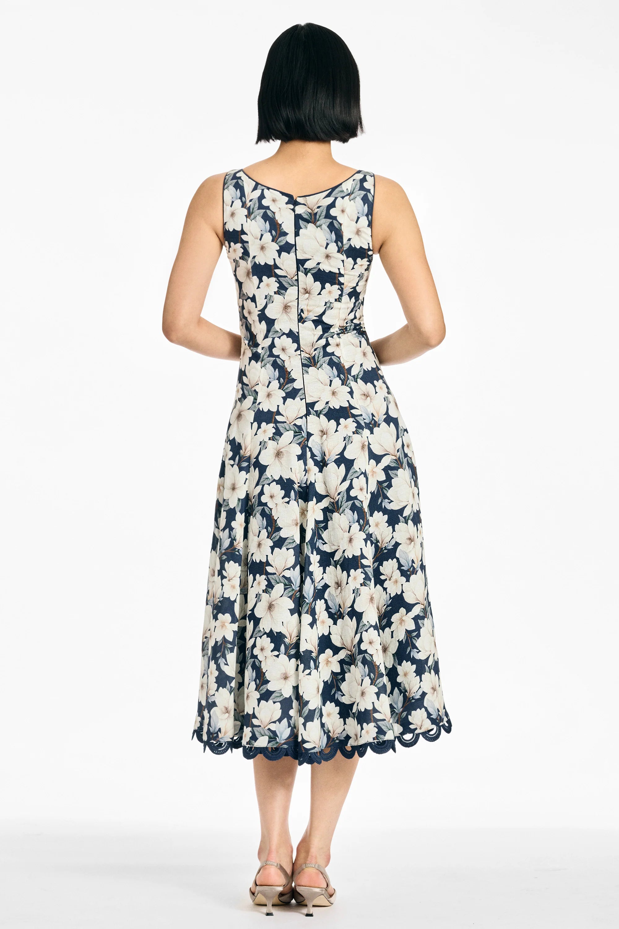 Sachin & Babi Teresa Dress in Midnight Magnolia