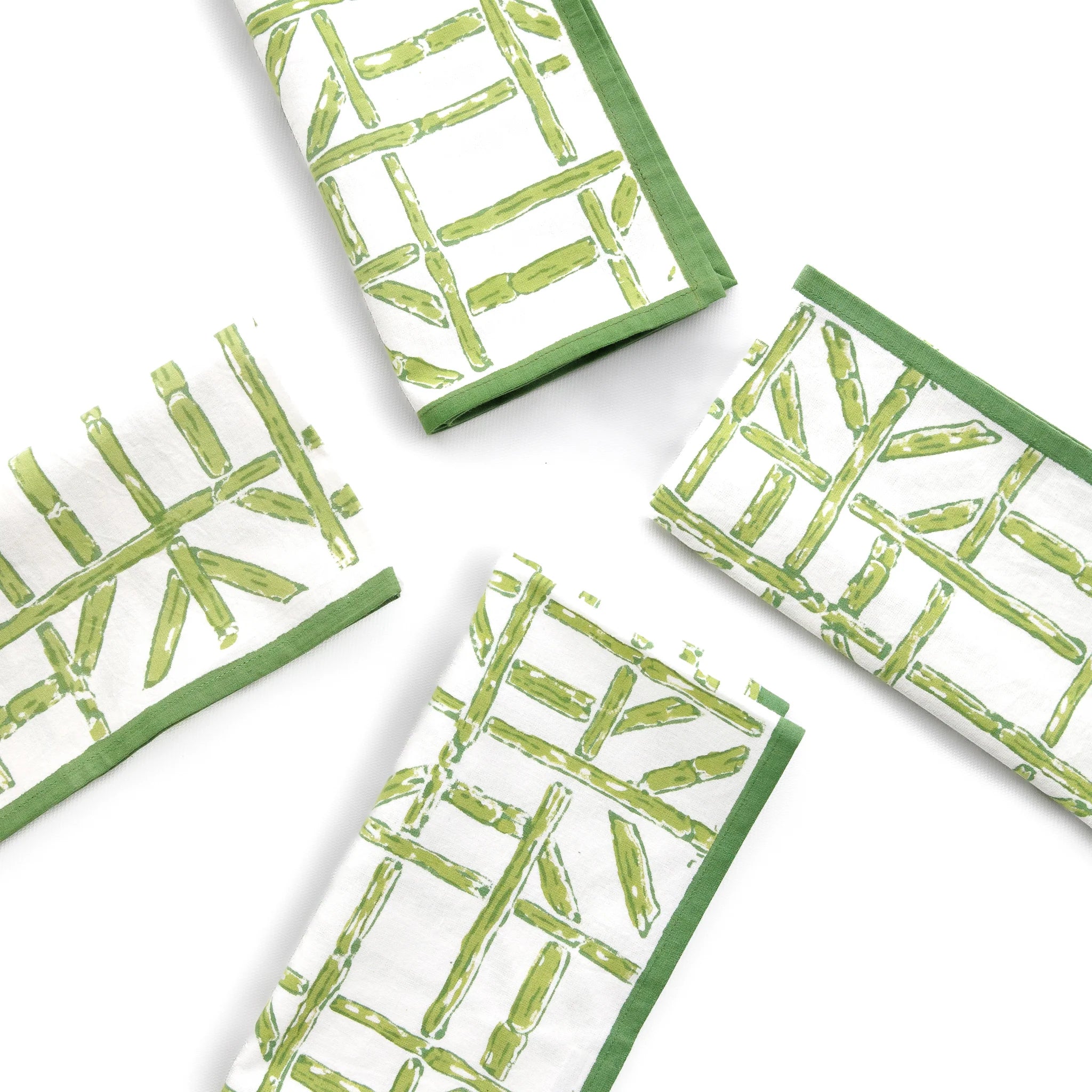 Promegranate Green Bamboo Napkins