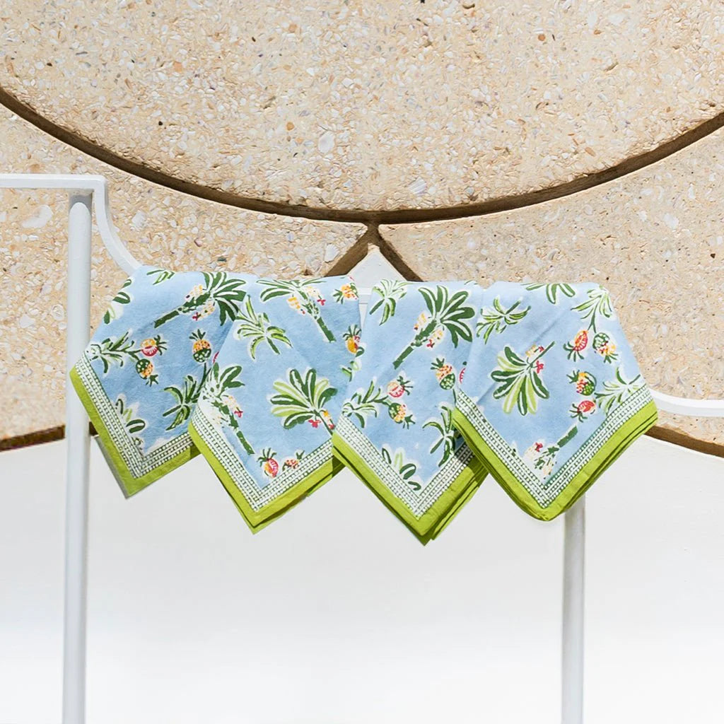 Pomegranate Palms & Pagodas Napkins