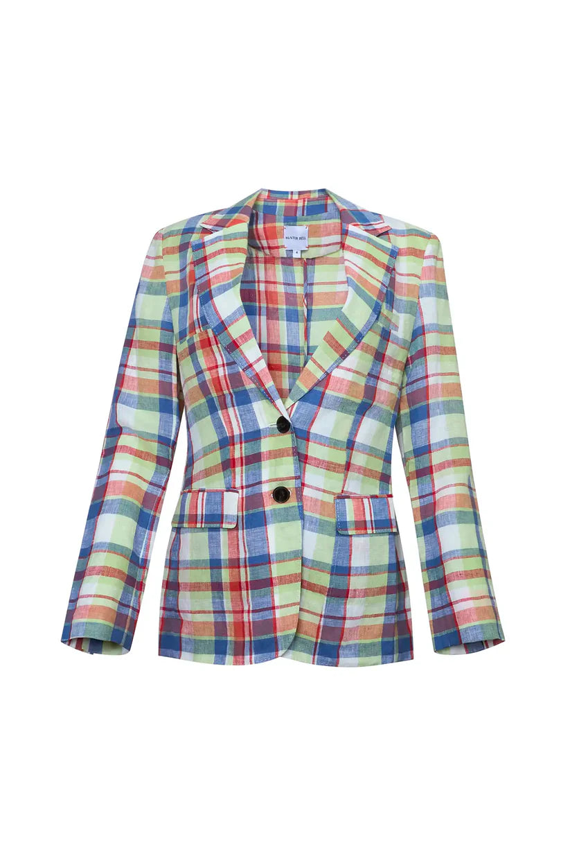 Hunter Bell Yardley Blazer in Harbor Club Madras