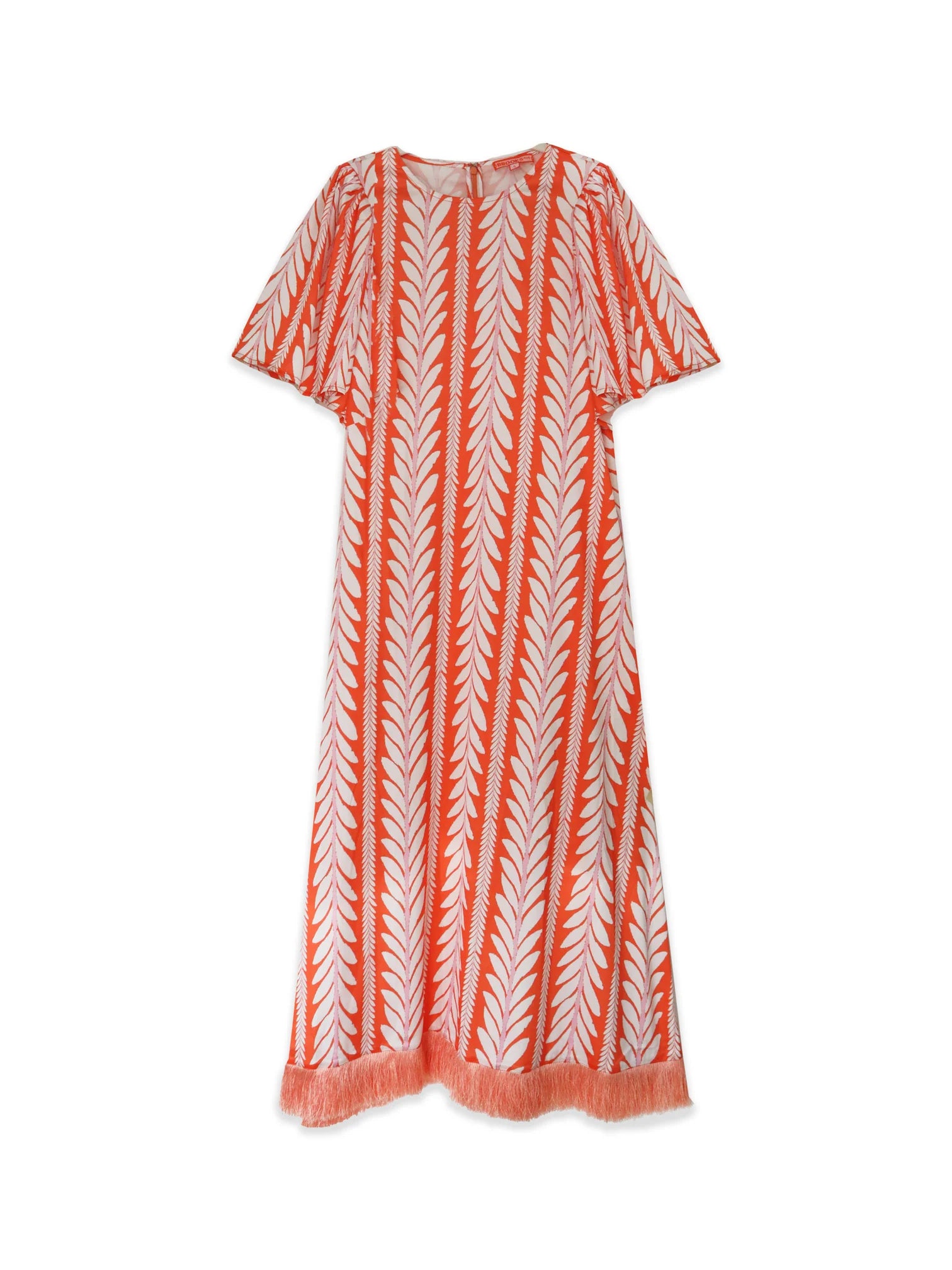 Brooks Avenue Georgia Dress in Frond Orange