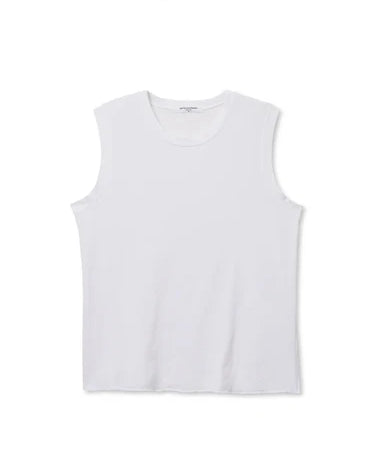 Perfect White Tee Faye Crispy Cotton Sleeveless Crew Neck