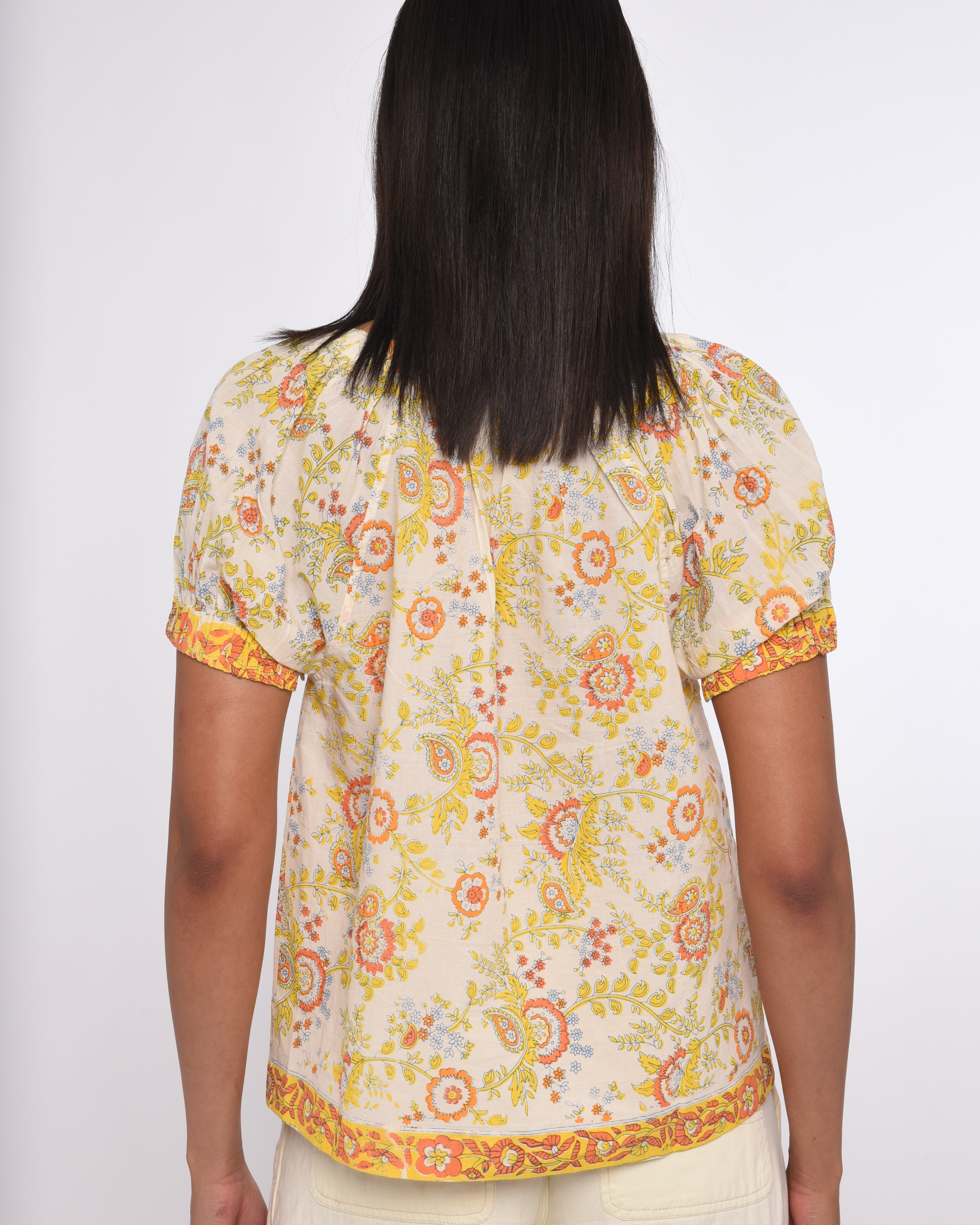 Love the Label Dawson Top in Suri Block Print