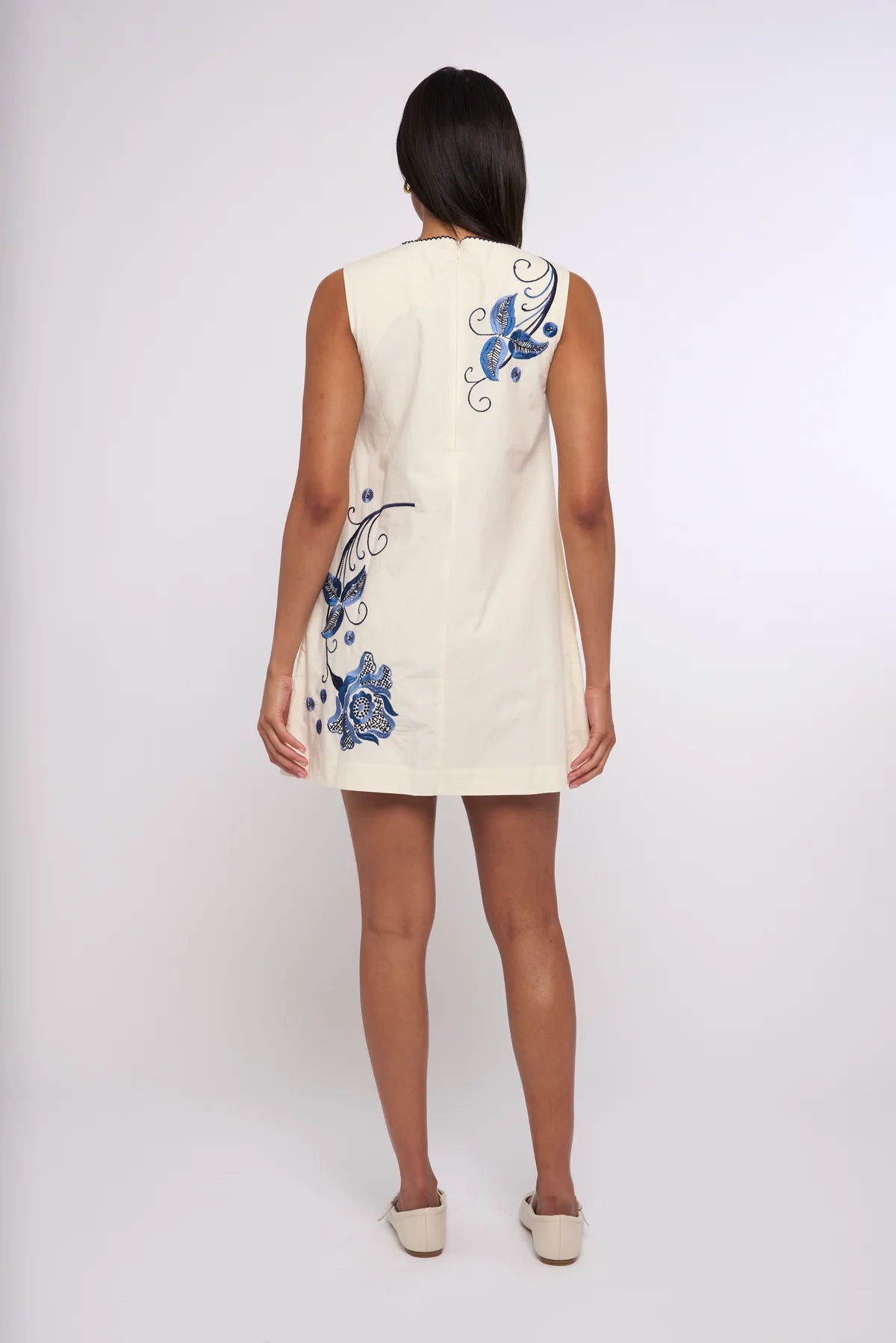 Love The Label Tiffany Mini Dress in Kimber Embroidery
