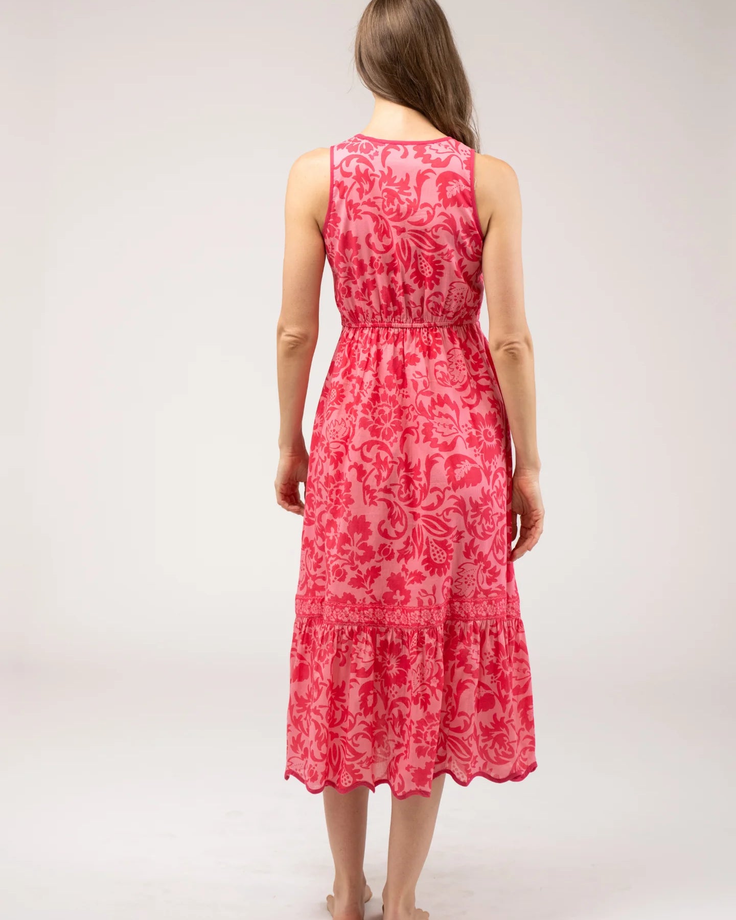 Beau & Ro Lina Dress in Flore Pink