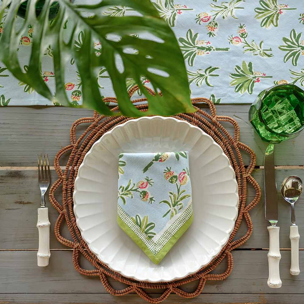Pomegranate Palms & Pagodas Napkins
