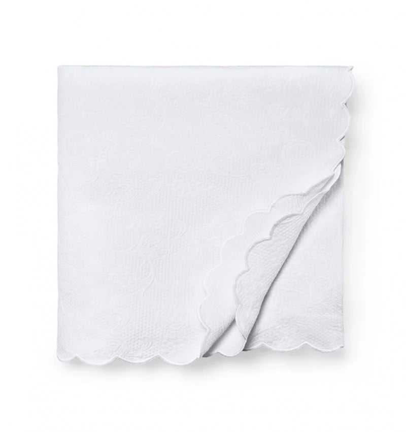 Sferra Alice Coverlet in White