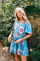 Sheridan French Charlie Dress in Americana Ikat