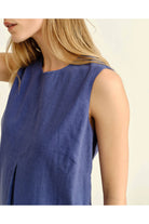 Fiona Coastal Indigo Shift Dress