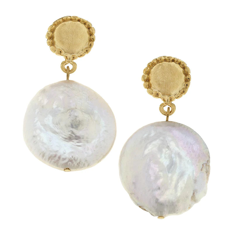 Reserved for Inna – Natural Born Beauties – Amazing Pearl Drop Earrings –  Freshwater Creations