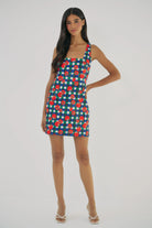 Hutch Sara Dress in Ivory/Multi