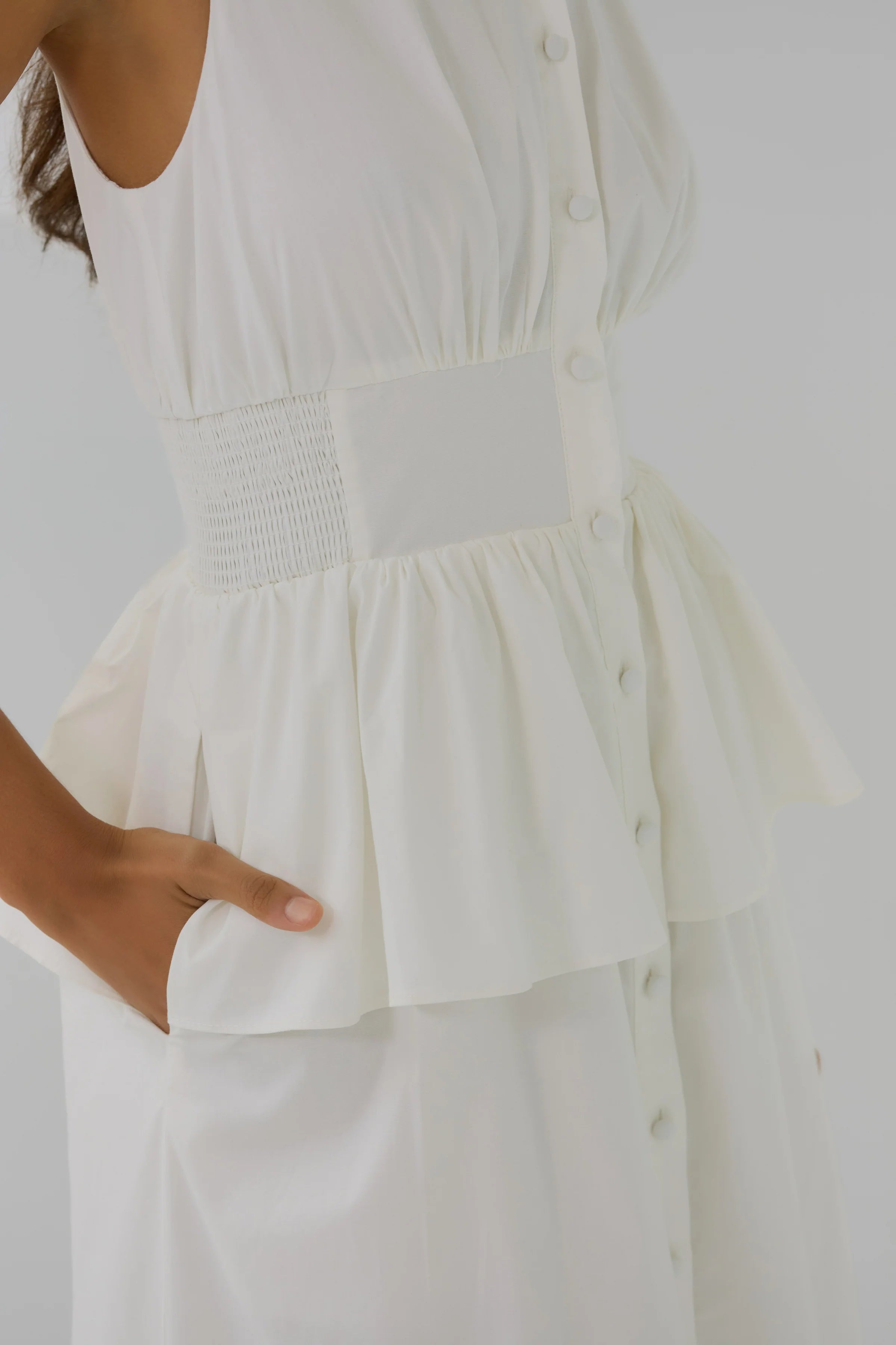 Hutch Paulette Dress in White
