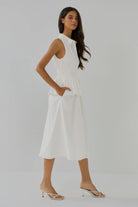 Hutch Paulette Dress in White