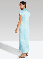 Bella Tu 54" Meg Caftan in Pool
