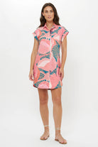 Oliphant Shirt Dress Mini in Nautilus Navy