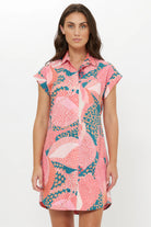 Oliphant Shirt Dress Mini in Nautilus Navy
