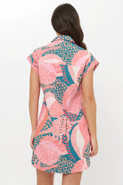 Oliphant Shirt Dress Mini in Nautilus Navy
