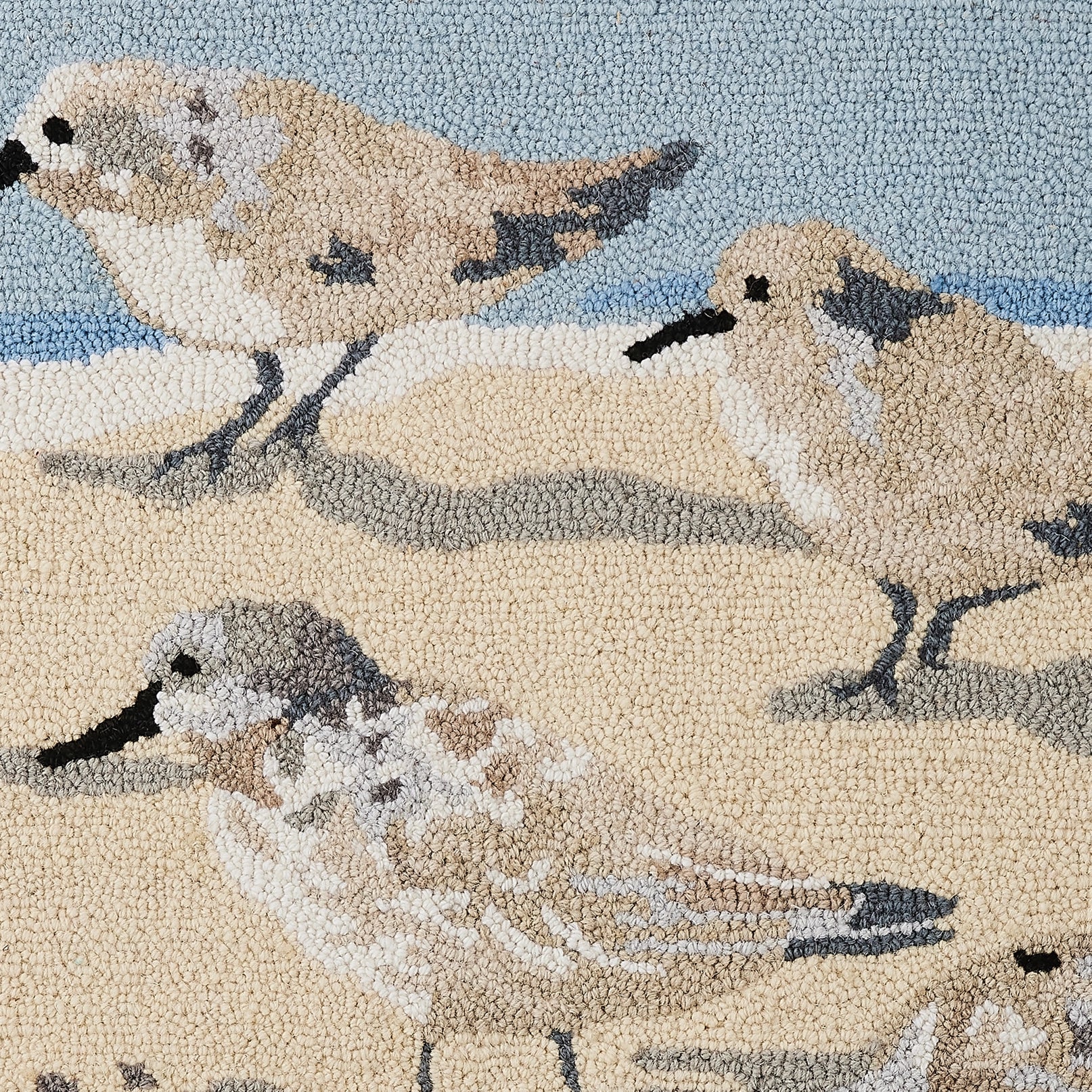 Sandpipers Hook Rug