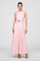 Kay Unger Odella Gown in Pink Bloom