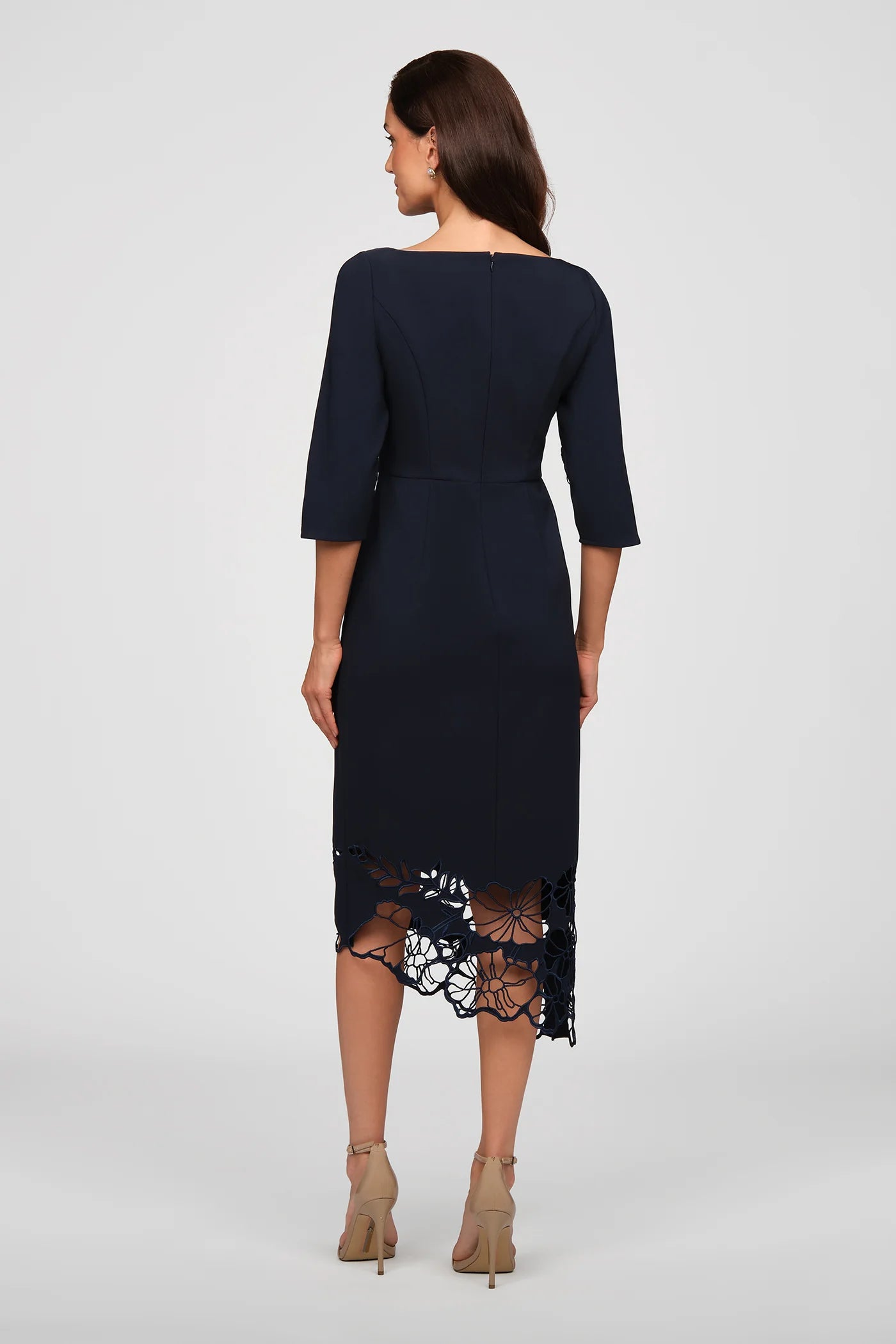 Kay Unger Vanna Midi Dress in Night Sky